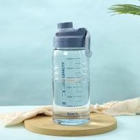 1,5 litro sportinis butelis be BPA su dideliu filtru, didelis 2600 ml geriamasis butelis, virdulys, vandens butelis, vandens butelis, skirtas verdančiam vandeniui 1500ML mėlyna