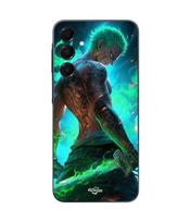 Case For Samsung Galaxy A15 One piece Zoro 3D Manga anime Fanart Maniacase juoda