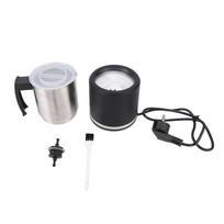 Electric Milk Frother 4 in 1 Stainless Steel Large Capacity Detachable Electric Hot Cold Foam Maker L juoda