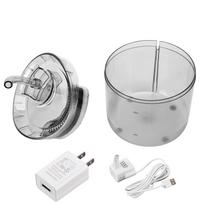 Naminių gyvūnėlių vandens fontanėlis 61oz/1.8L Automatinis tylus katės geriamojo vandens dozatorius su 2 darbo režimais white