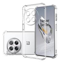 Smūgiams atsparus skaidrus dėklas OnePlus 12 PJD110 6.82  minkšto silikono, permatomu galiniu dangteliu OnePlus12 telefonui, apsaugantis kamerą CHINA&ABS gray