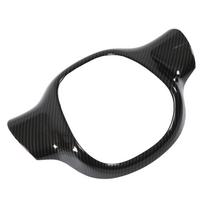 Steering Wheel Cover Trim Carbon Fiber Style Replacement for Mercedes Benz Smart 2009?2015