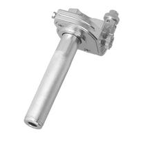 CNC Aliuminio Droselio Rankenos 22mm0.87in Motociklo Vairo Pakeitimas CRF sidabras