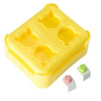 Animacinių filmų mini meškiukų ryžių rutuliukų forma Kūrybinė sušių forma, jūros dumbliai, virtuvės suši Bento įrankiai. 1pcs