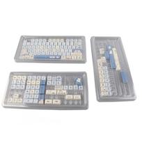 PBT Keyboard Keycaps 148 Keys Dye Sublimation Ergonomic Rich Colors Mechanical Keyboard Keycaps for Blue Meow