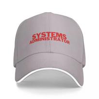 Systems Administrator Baseball Cap summer hat hard hat cute Men's Baseball Women's Adjustable kamufliažas