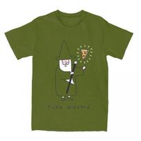 Vyriški Moteriški Fantazijos Picos Burtininko Marškinėliai Prekės Juokingi Picos Mėgėjams Grynos Medvilnės T-shirt Drabužiai Grafinis Spaudinys T-shirt Vasaros S armijos žalia spalva