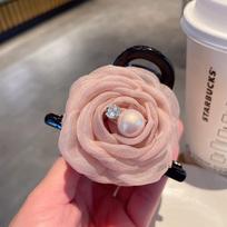 Camellia Medium-Sized Shark Hair Clip for Ladies - Hairpin and Headdress