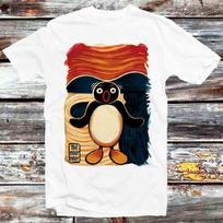 230 Gsm 100% Cotton Noot Noot Madafakas Pingu Penguin Scream Funny T Shirt Vintage Retro Cool Gift Mens Womens Unisex Cartoon Anime Top Tee B428 XXS balta