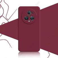 Case Cover for Honor Magic 5 Pro Lite Ultimate 5G Mobile Phone Bags Magic5 5Pro 5Lite Soft Square Liquid Silicone Coque Honor Magic5 5G vyno raudonos spalvos