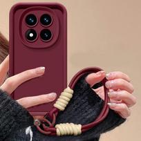 For Realme 13+ Case Realme 13 Plus Phone Case Weaving lanyard Cover Skin Feel Protection Shockproof case Realme 13+