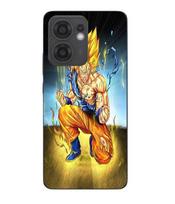 Maniacase Case For Oppo Reno 13F Goku Kneeling on the Ground juoda