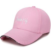 European and American trendy brand summer, hat men's Korean version cap women's outdoor sunshade sun hat youth ins baseball cap adjustable rožinė