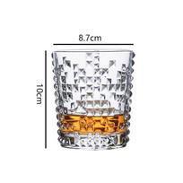 315ml/350ml Elegantiška viskio taurė Raudonojo vyno taurė Deimantinio reljefo Vyno taurė Baras Vintažinė Aukščiausios klasės Kokteilių taurė Vandens butelis Dovanos 1pcs