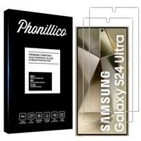 Tempered Glass for Samsung Galaxy S24 ULTRA [2 Pack] Phonillico® Screen Protector Glass Film skaidri