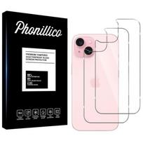 Tempered Glass Back Film for iPhone 15 [2 Pack] Phonillico® Screen Protector