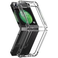 Case for Samsung Galaxy Z FLIP 6 - Shockproof Soft Silicone Protection Transparent Phonillico® skaidri