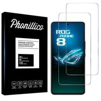 Tempered Glass Film for Asus Rog Phone 8 [Pack 2] Phonillico® Screen Protector