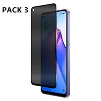 [3 pieces] Anti-spy Tempered Glass for OPPO A53 - A53s Shockproof Protection