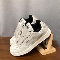 Hong Kong style retro board shoes super fire student moral training casual shoes chic winter new gray platform letter bread shoes 35 pilka spalva