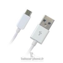 White USB charger cable for SAMSUNG Galaxy Y balta