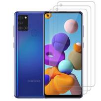 Protective Film - Samsung - Galaxy A21s - Tempered Glass - 3 Pieces - Hardness 9H - Anti-Scratch