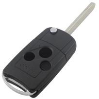 jingyuqin For Honda Accord Civic Pilot With Rubber pad 2 3 4 Buttons Refit Remote Flip Car Key Shell Case Fob Entry ube spalva