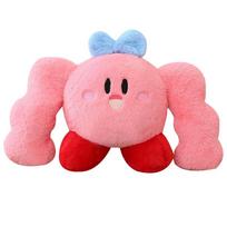 Didelis raumeningas Kirby pliušinis žaislas Kūrybiškas kimštas animacinis pliušinis žaislas Mesti pagalvę Nugaros atramą sofai lovai Kalėdinės dovanos 36x22cm