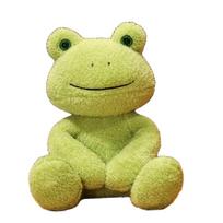 25CM Apsirengęs Mungo pupelės varlės pliušinis žaislas Cure Happy komforto lėlė miego pagalvė geriausias draugas vaiko gimtadienio dovana nuotraukų papuošalai 25cm