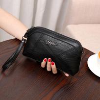 Women's Bag Messenger Bag Sheepskin Shell Shell Clutch Bag Ladies Fashion Soft Leather Dual-use Bag MIT juoda
