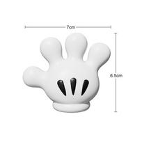 Toothbrush Holder Mickey Palm Cute Bathroom Towel Suction Cup Multi-function Hook Traceless Hook Data Cable Winder