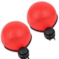 2PCS Silicone Hand Grip Balls for Reduce Pressure Wrist Exercise Massage Recovery ToolsRed 25 red