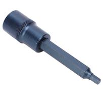 Hex Screwdriver Bit 12in Square Socket S2 Alloy Steel Hardware for Wrench Tool