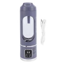 450ML Portable Juicer Cup Small Travel Blender USB Rechargeable Automatic Fruit Blender for Home L(for 6.5-9kg) žalia
