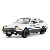 1/32 Scale Simulation Toyota AE86 Metal Alloy Toy Car Diecasts Toy Vehicles Decoration Model Miniature Christmas Gift Toys for Children Boy balta