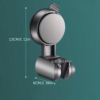 New Unique Horizontal Setting Suction Cup Handheld Shower Head Holder Large Shower Head Supports Relocatable Wall Mounted 1PCS balta