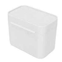 Desktop Storage Box 2 Grids Separate Multifunctional Dustproof High Capacity Single Layer Cotton pilka spalva
