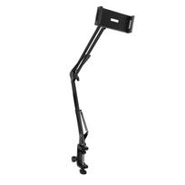 Hair Dryer Holder Clamp Mount Adjustable Blow Dryer Stand Stainless Steel Hair Dryer Stand with black