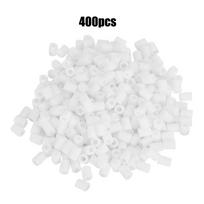 400Pcs Adjustable Elastic Cord Buckle MultiFunction Silicone Mouth Muffle Rope Plug(White )