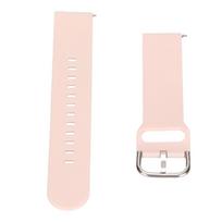 Smartwatch Band Silicone 20mm Watch Wrist Strap Single Color for Amazfit GTS 3 GTS 2 Bip S Bip rožinė
