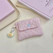 Cute Small Card Holder Bag Zipper Zero Money Wallet Storage Bag Multifunctional ID Card Bag Organizing Bags Case
