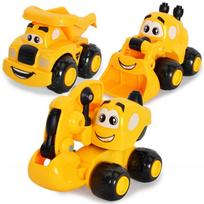 Mini Cartoon Toy Car, Sliding Construction Vehicle, Excavator Model Children'S Early Education Enlightenment Toy