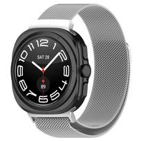 Milanese Loop Strap For Samsung Galaxy Watch 7 Ultra 47MM Magnetic Metal Bracelet Correa Smartwatch Band for Watch7 Ultra Straps Galaxy 7 Ultra 47mm sidabras
