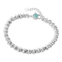 New Geometric Sub-bracelet Women Ins Niche Design Smile Heavy Industry Rough Bracelet Light Luxury