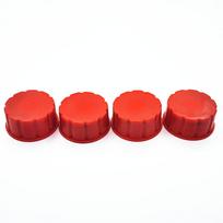4 pieces 1.75 inch coarse thread end caps to replace the base of the gasoline canister