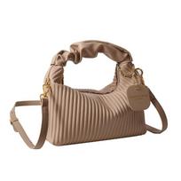 Soft leather striped texture bag for girls clutch bags casual portable small shoulder crossbody women new