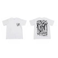Korn Music Concert Rock TShirt Men's Vintage Metal Gothic Oversized Tshirt Summer Streetwear Short Sleeve Tshirt S