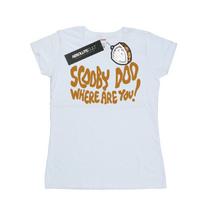 Scooby Doo Womens/Ladies Where Are You Spooky Cotton T-Shirt XL balta