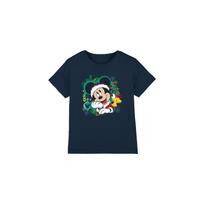 Disney Childrens/Kids Mickey Mouse Wreath Christmas T-Shirt 5-6 Years tamsiai mėlyna