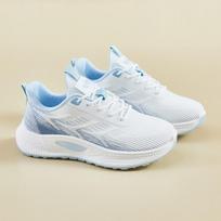 ins tide Korean version of flying woven sports shoes for women's spring new student running casual shoes to increase the height of street shooting 35 mėlyna